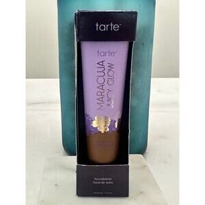 Tarte Maracuja Juicy Glow Foundation Skin Tint Rich Sand 57S 1oz Dewy NIB Vegan
